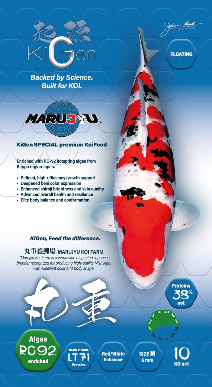 KiGen Koivoer Marujyu Special 6mm 5 Kg met RG92